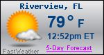 Weather Forecast for Riverview, FL
