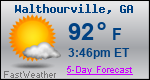 Weather Forecast for Walthourville, GA