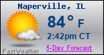 Weather Forecast for Naperville, IL