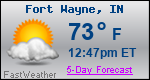 Weather Forecast for Fort Wayne, IN