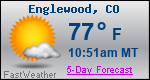 Weather Forecast for Englewood, CO