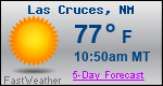 Weather Forecast for Las Cruces, NM