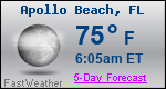 Weather Forecast for Apollo Beach, FL