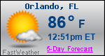 Weather Forecast for Orlando, FL