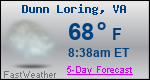 Weather Forecast for Dunn Loring, VA