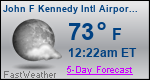 Weather Forecast for John F Kennedy International Airport, NY