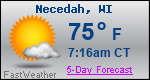 Weather Forecast for Necedah, WI