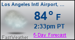 Weather Forecast for Los Angeles International Airport, CA