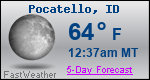 Weather Forecast for Pocatello, ID