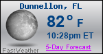 Weather Forecast for Dunnellon, FL