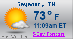 Weather Forecast for Seymour, TN