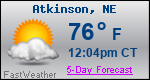 Weather Forecast for Atkinson, NE