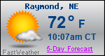 Weather Forecast for Raymond, NE