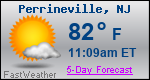 Weather Forecast for Perrineville, NJ