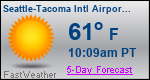 Weather Forecast for Seattle-Tacoma International Airport, WA