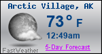 Weather Forecast for Arctic Village, AK