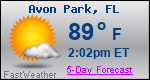 Weather Forecast for Avon Park, FL