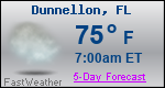 Weather Forecast for Dunnellon, FL