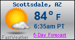 Weather Forecast for Scottsdale, AZ