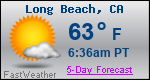Weather Forecast for Long Beach, CA