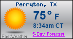 Weather Forecast for Perryton, TX