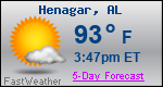 Weather Forecast for Henagar, AL