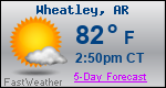Weather Forecast for Wheatley, AR