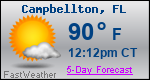 Weather Forecast for Campbellton, FL