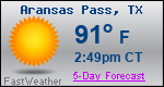 Weather Forecast for Aransas Pass, TX