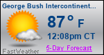Weather Forecast for George Bush Intercontinental/Houston Airport, TX