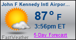 Weather Forecast for John F Kennedy International Airport, NY