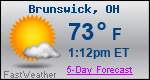 Weather Forecast for Brunswick, OH