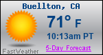 Weather Forecast for Buellton, CA