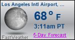 Weather Forecast for Los Angeles International Airport, CA