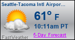 Weather Forecast for Seattle-Tacoma International Airport, WA