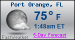 Weather Forecast for Port Orange, FL