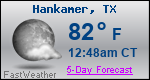 Weather Forecast for Hankamer, TX