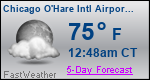 Weather Forecast for Chicago O'Hare International Airport, IL