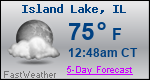 Weather Forecast for Island Lake, IL