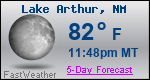 Weather Forecast for Lake Arthur, NM