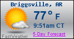 Weather Forecast for Briggsville, AR