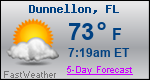Weather Forecast for Dunnellon, FL