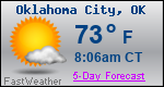 Weather Forecast for Oklahoma City, OK