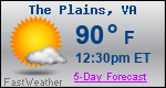 Weather Forecast for The Plains, VA