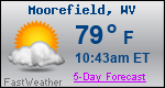 Weather Forecast for Moorefield, WV