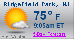 Weather Forecast for Ridgefield Park, NJ