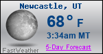 Weather Forecast for Newcastle, UT