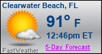 Weather Forecast for Clearwater Beach, FL