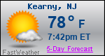 Weather Forecast for Kearny, NJ