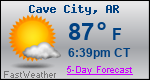 Weather Forecast for Cave City, AR